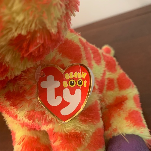 Ty Beanie Boos DARCI the Giraffe Tags 10" Retired Collectable JUSTICE RARE - Picture 3 of 9